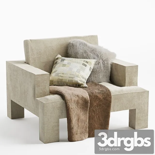 Alto Piano Armchair 3D Model Free