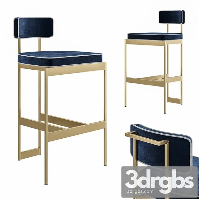 Alto Stool by Powell Bonnell 3D Model Free
