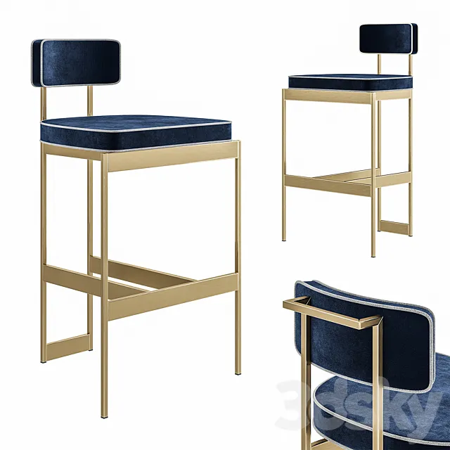 Alto Stool by Powell & Bonnell 3DModel