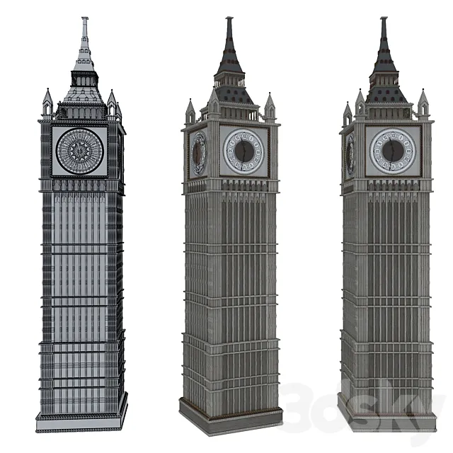 Altobel Antonio big ben 3D Model