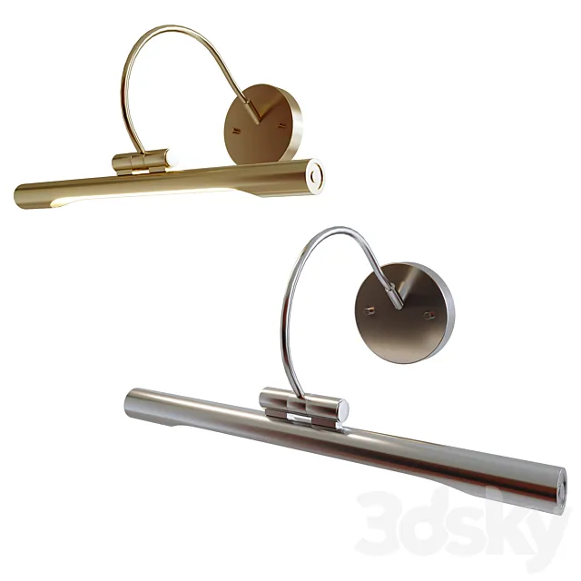 Alton 1 Light Small LED Picture Light 3D Model