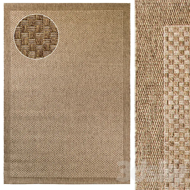 Alton Brown Indoor Outdoor Area Rug 3DModel