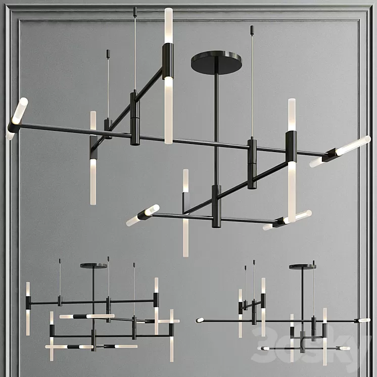 Altona chandelier 3D Model