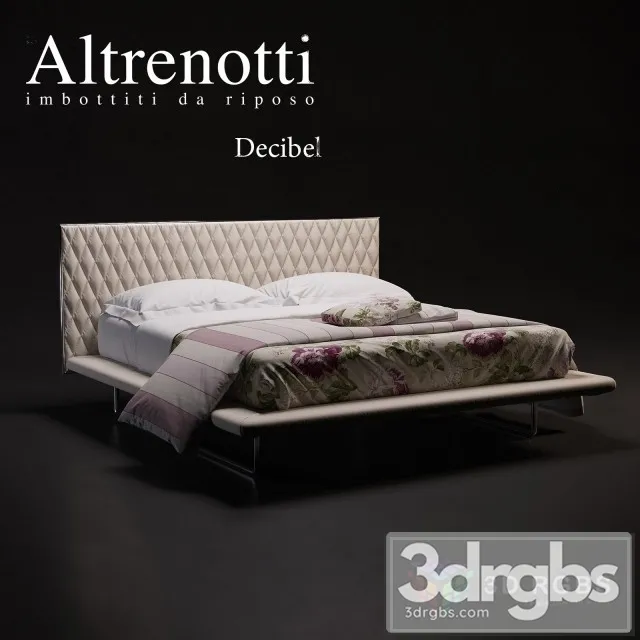 Altrenotti Decibel Bed 2 3D Model Free