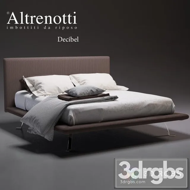 Altrenotti Decibel Bed 3D Model Free