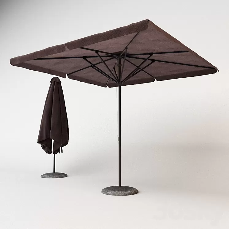 Aluminium patio umbrella GIDUS MADI T / Umbrella GIDUS MADI T 3D Model
