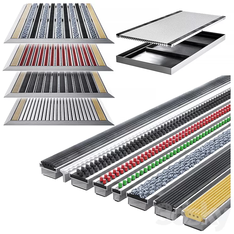 Aluminum mudguards 2 3D Model Free