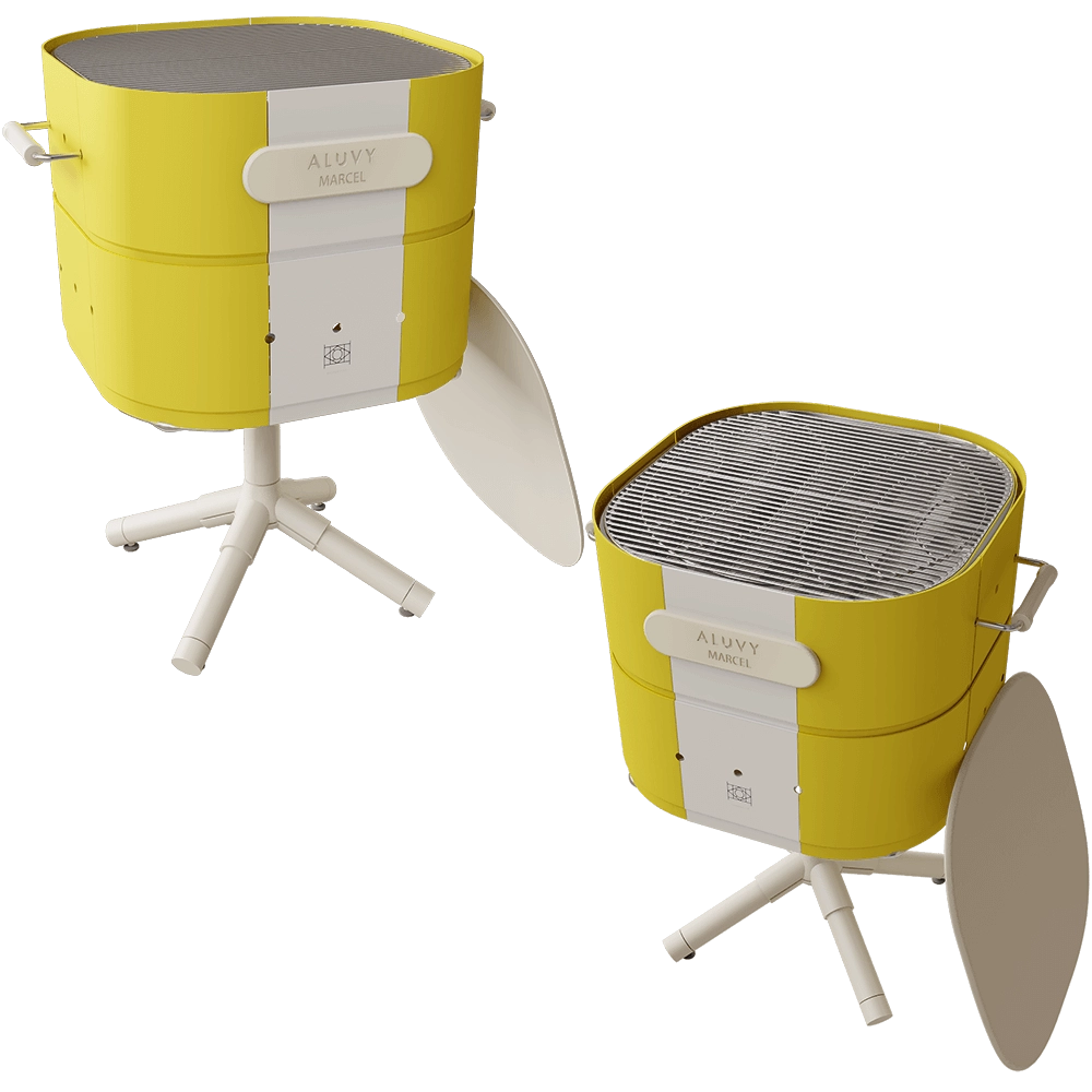 Aluvy - Barbequer Marcel 3D Model