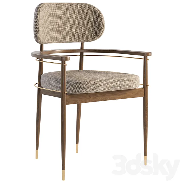AlvaMusa - Hopper dining chair 3D Model
