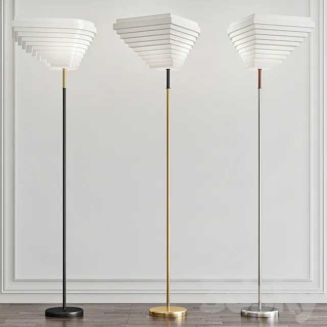 Alvar Aalto – Floor Lamp by Alvar Aalto 3DModel