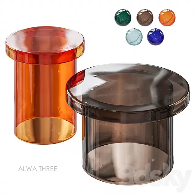 ALWA THREE coffee table 3D Model