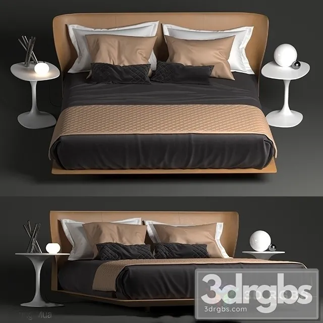 Alys Moderm Bed 3D Model Free