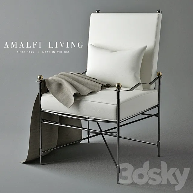 Amalfi lounge chair 3D Model