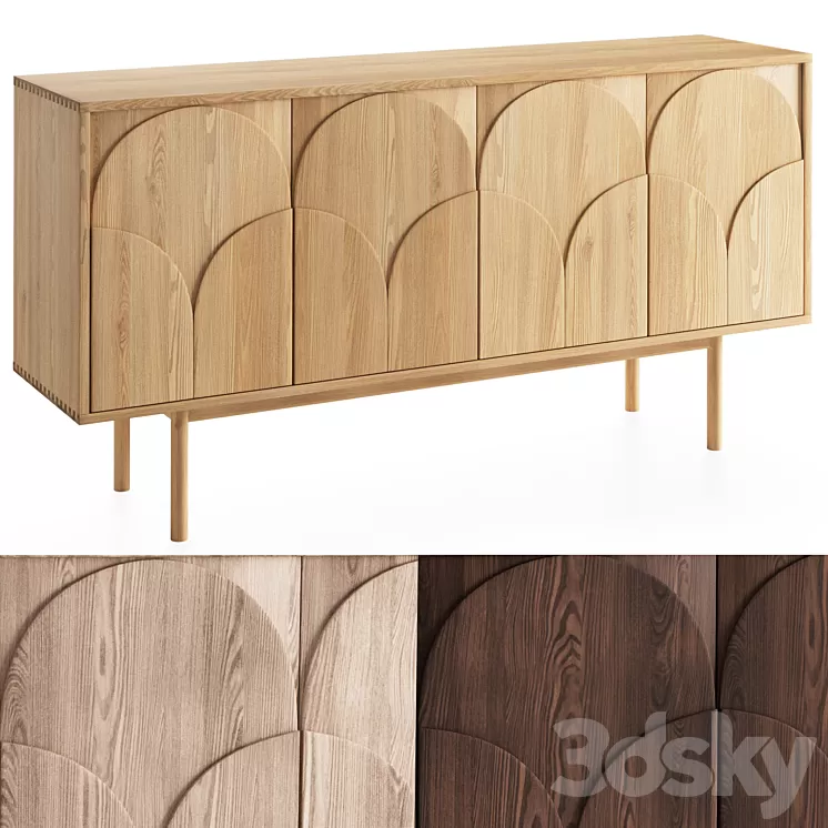 Amalfi Sideboard Ercol 3D Model