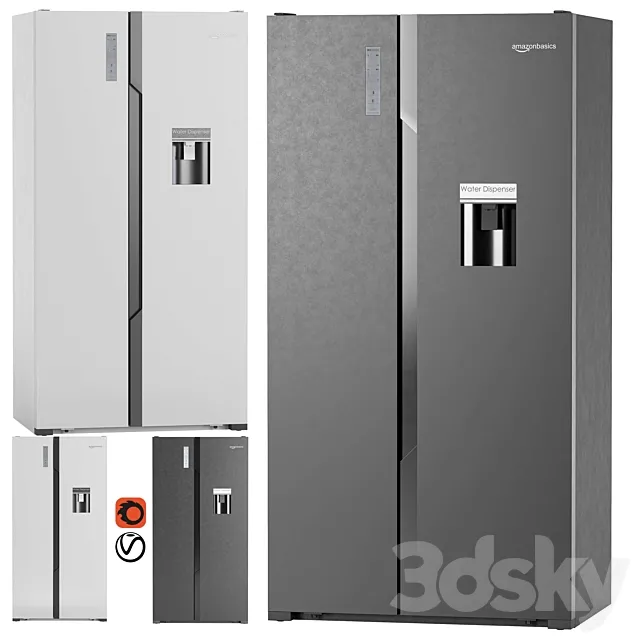 AmazonBasics 564 L Sideby Side Door 3DModel