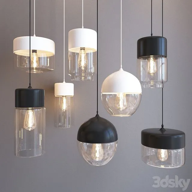 AMBER SUSPENSION SET 3D Model