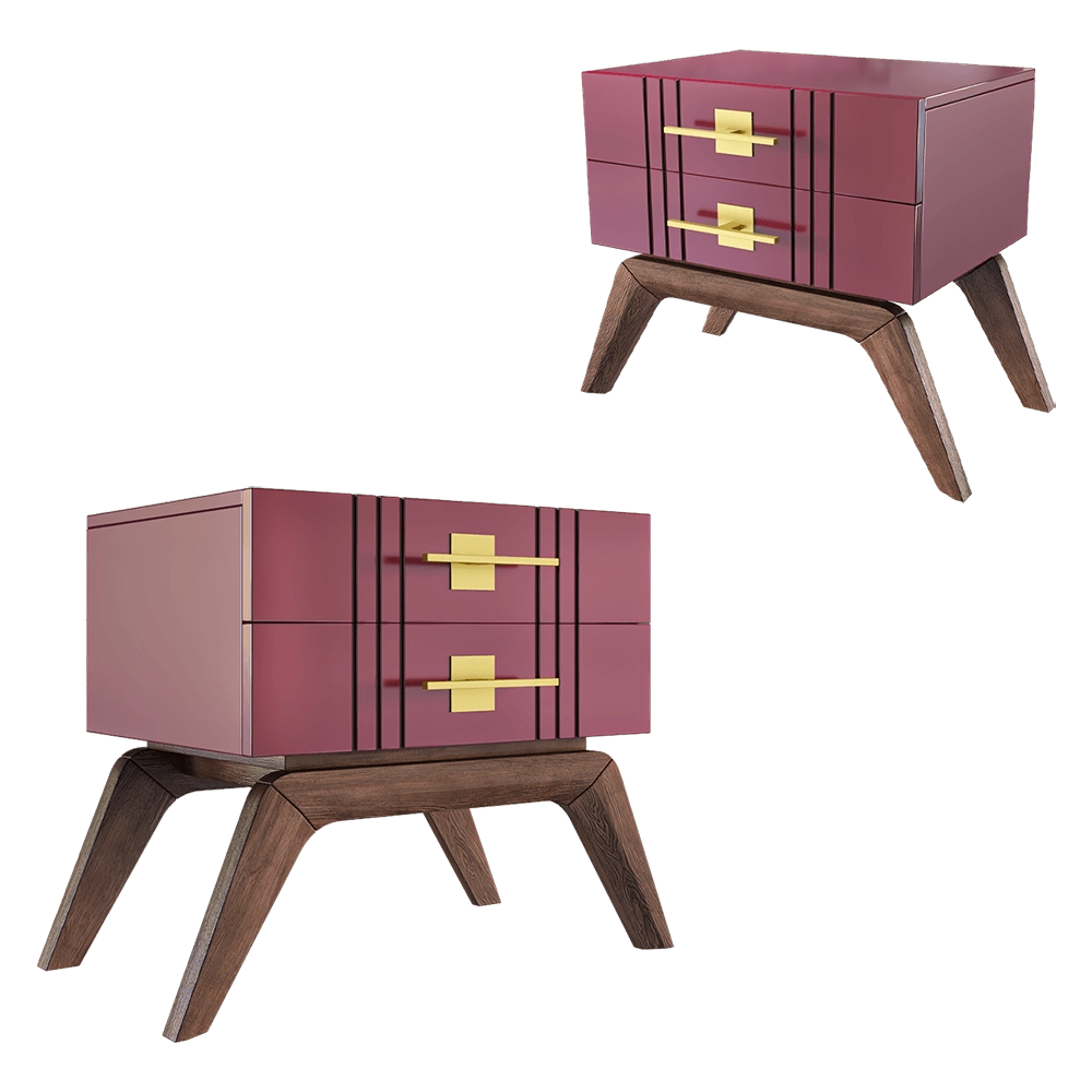 Ambicioni - Bedside table Monaco 3D Model