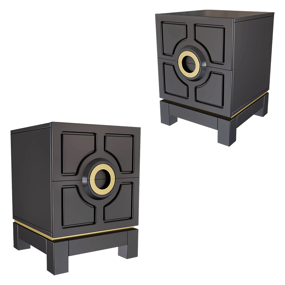 Ambicioni - Bedside table Santro 3D Model