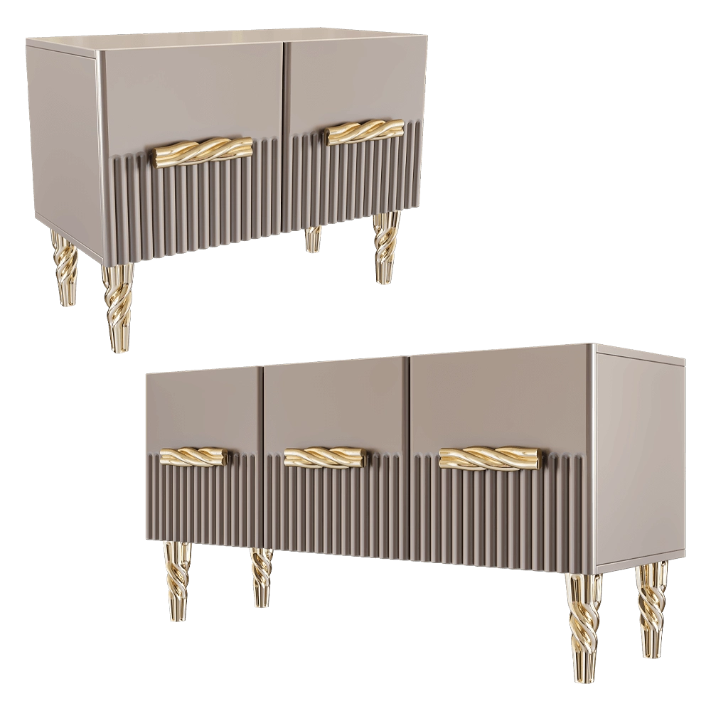 Ambicioni - Chest of drawers Auronzo 5 3D Model