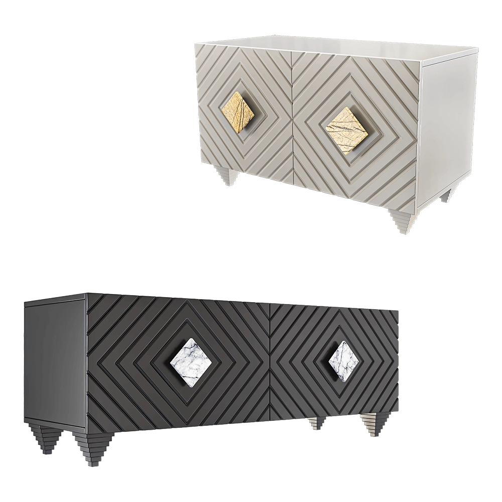 Ambicioni - Chest of drawers Lanotti 3 3D Model