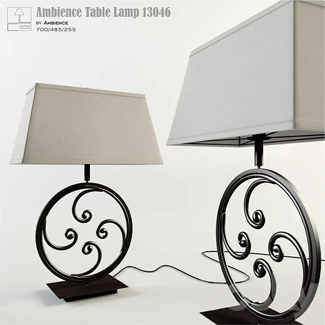 Ambience Table Lamp 13046 3D Model