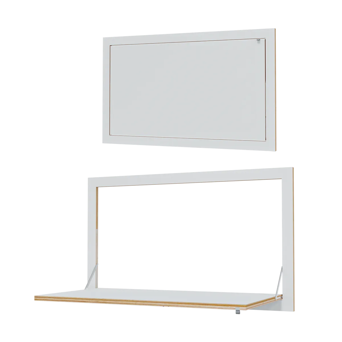 AMBIVALENZ - FLÄPPS wall-mounted desk  FL190002 3D Model