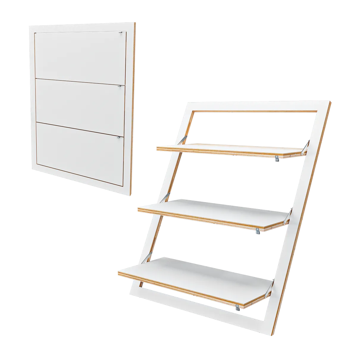 AMBIVALENZ - FLÄPPS wall-mounted shelf - FL140002 3D Model