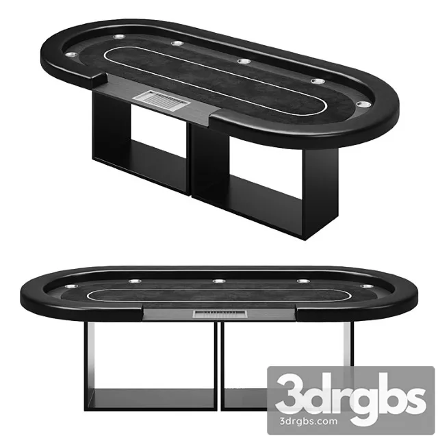 Ambrosia poker table by elevate customs 2 3D Model Free