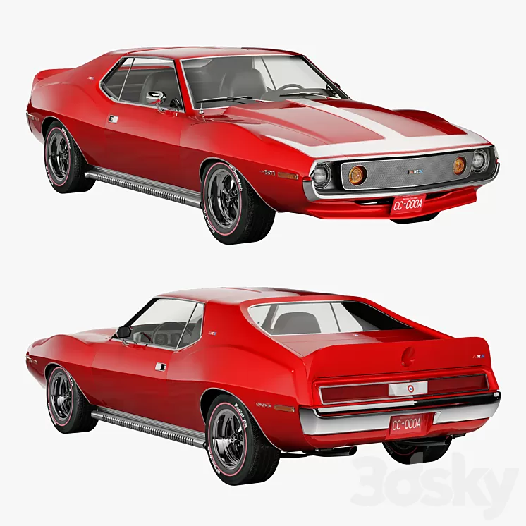AMC AMX SST-1973 3D Model