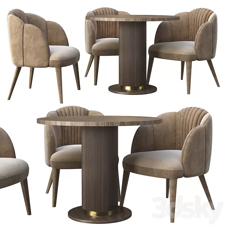 AmClassic Caress Chair 3D Model