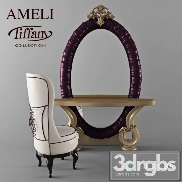 Ameli Liffan Luxury Chair 3D Model Free