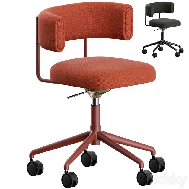 Amelie DP TS Office Chair by MIDJ 3D Model