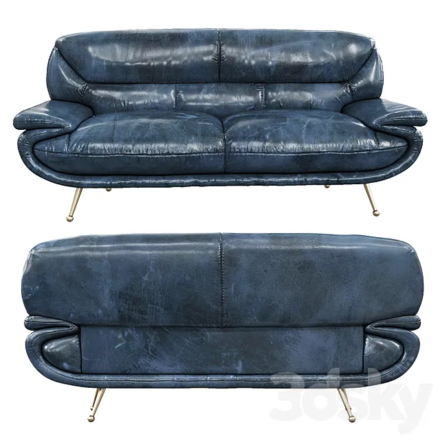 American Eagle - Arcadia bespoke vintage sofa 3D Model