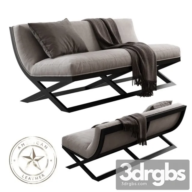 American Leather Tori Sofa 3D Model Free