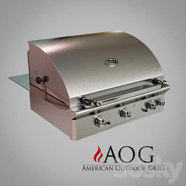 American Outdoor Grill (Corona materials) 3D Model