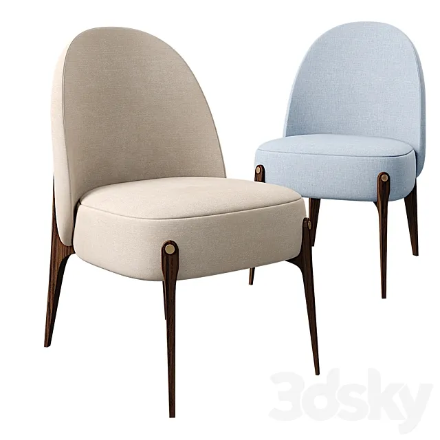 Ames dining chair 3D Model