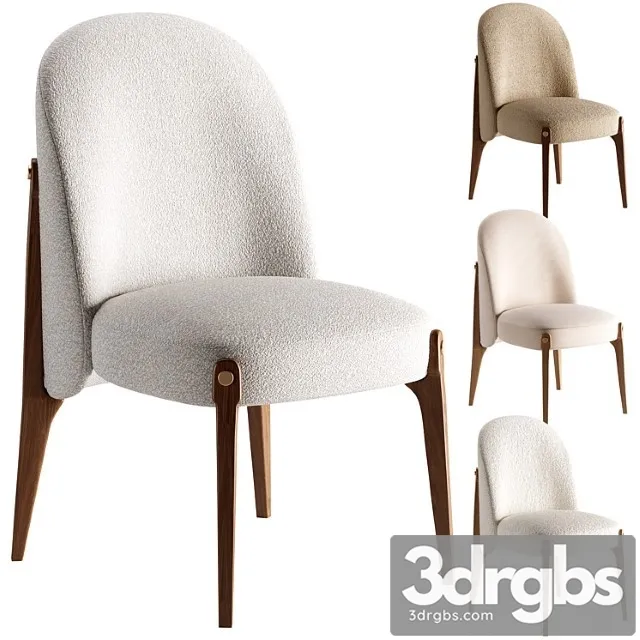 Ames Dining Chair 6 3D Model Free