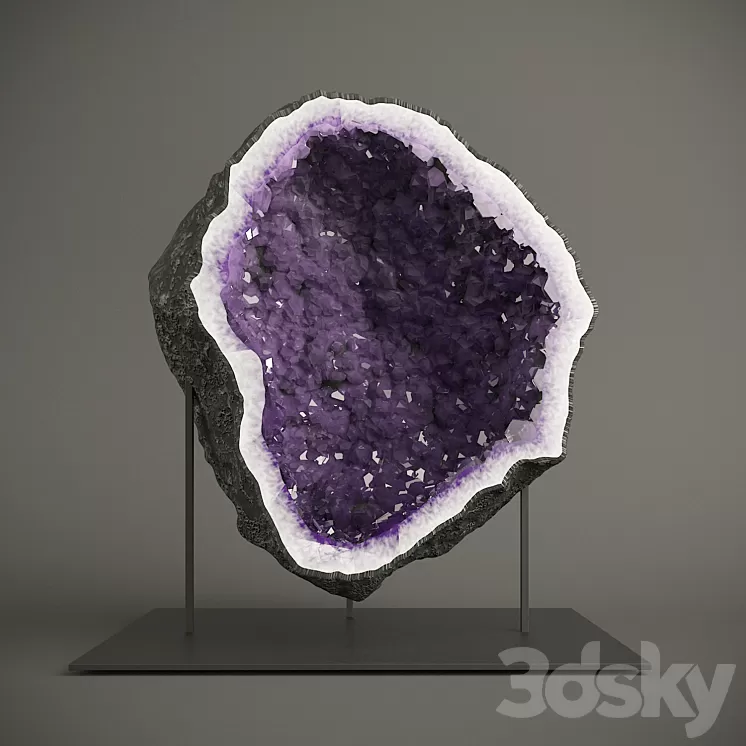Amethyst Geode 3D Model