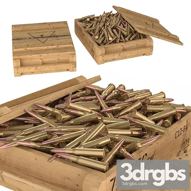 Ammo boxes 3D Model Free