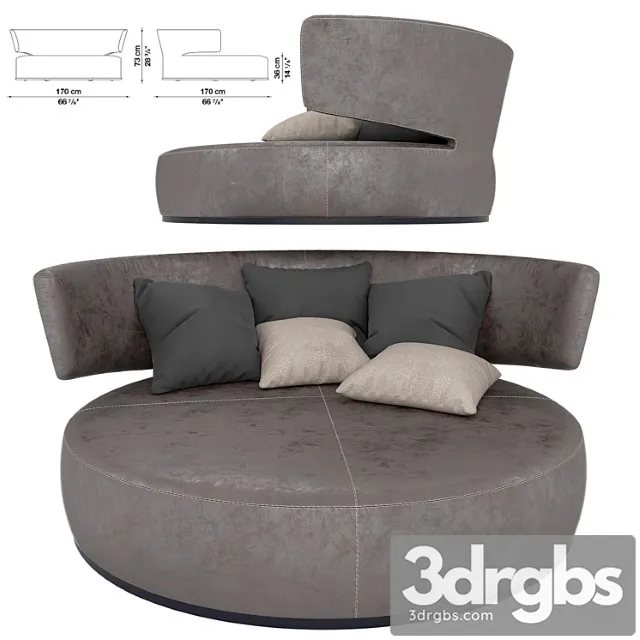 Amoenus sofa 2 3D Model Free