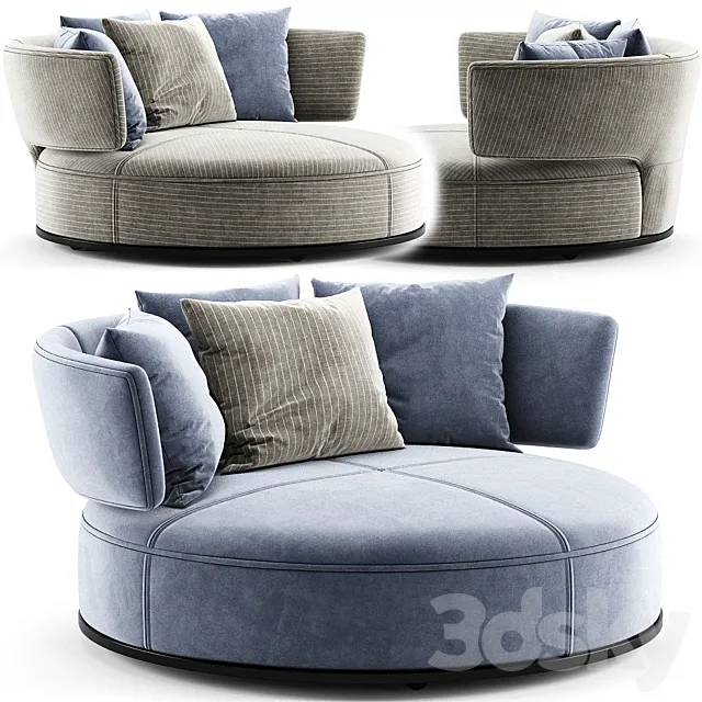 Amoenus Sofa By Maxalto 3DModel