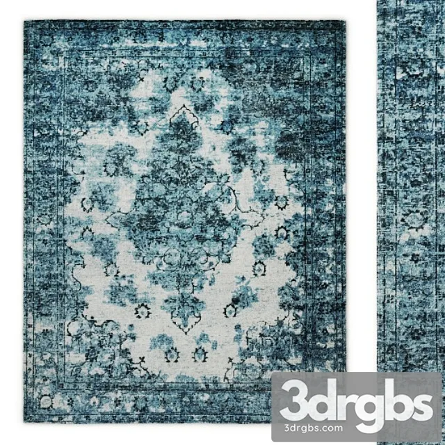 Amora Hand Knotted Wool Rug Rh 3D Model Free