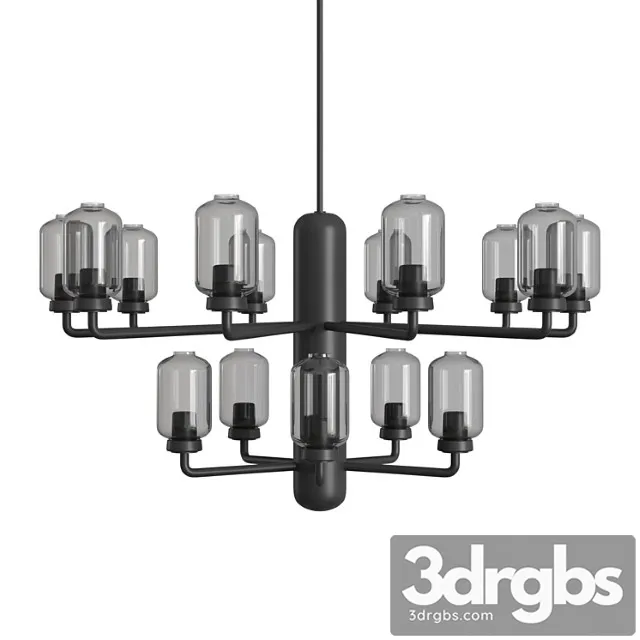 Amp chandelier 3D Model Free