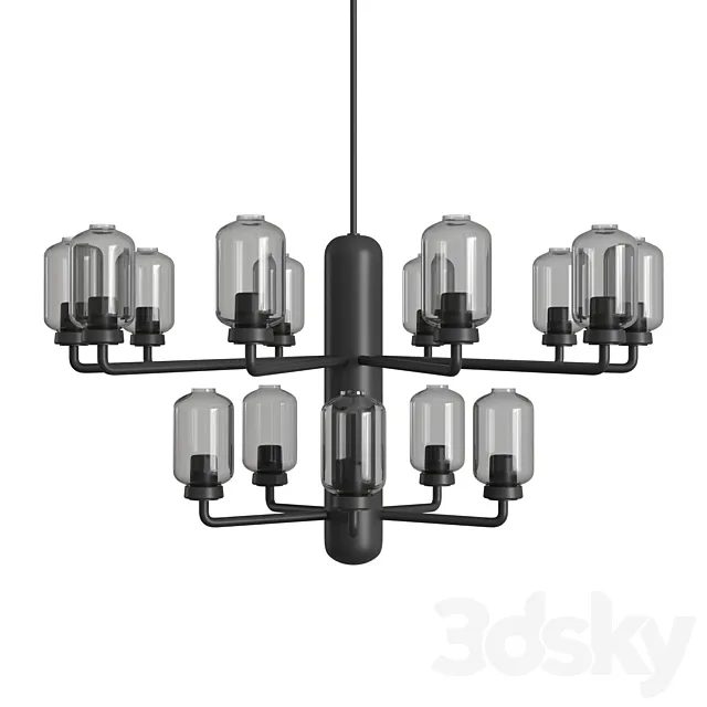 Amp chandelier 3D Model