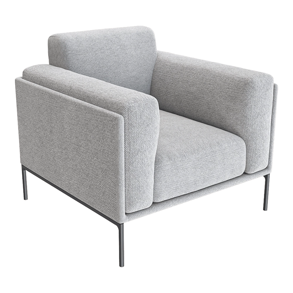 Amura - Armchair Giorgio 3D Model