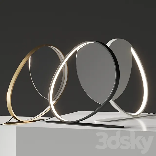 Amura Eclipse Mirror Lamp 3DModel