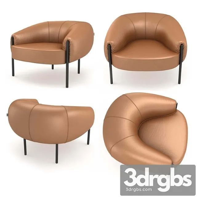 Amura isola armchair 3D Model Free