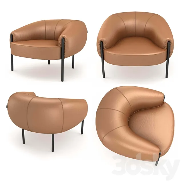 AMURA ISOLA Armchair 3D Model