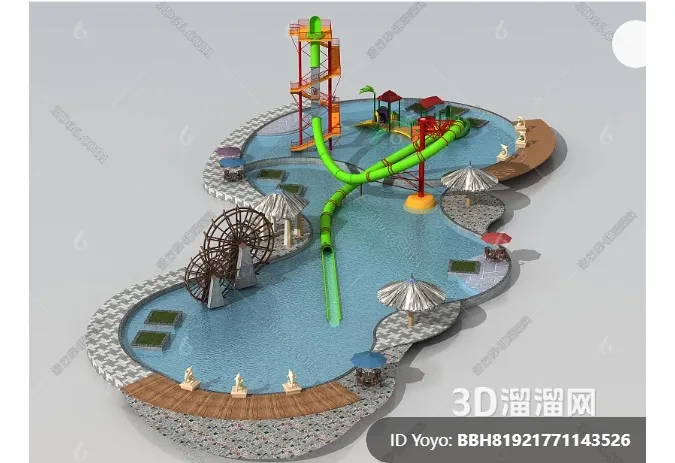 Amusement Park for Kid - 3D Model - 002
