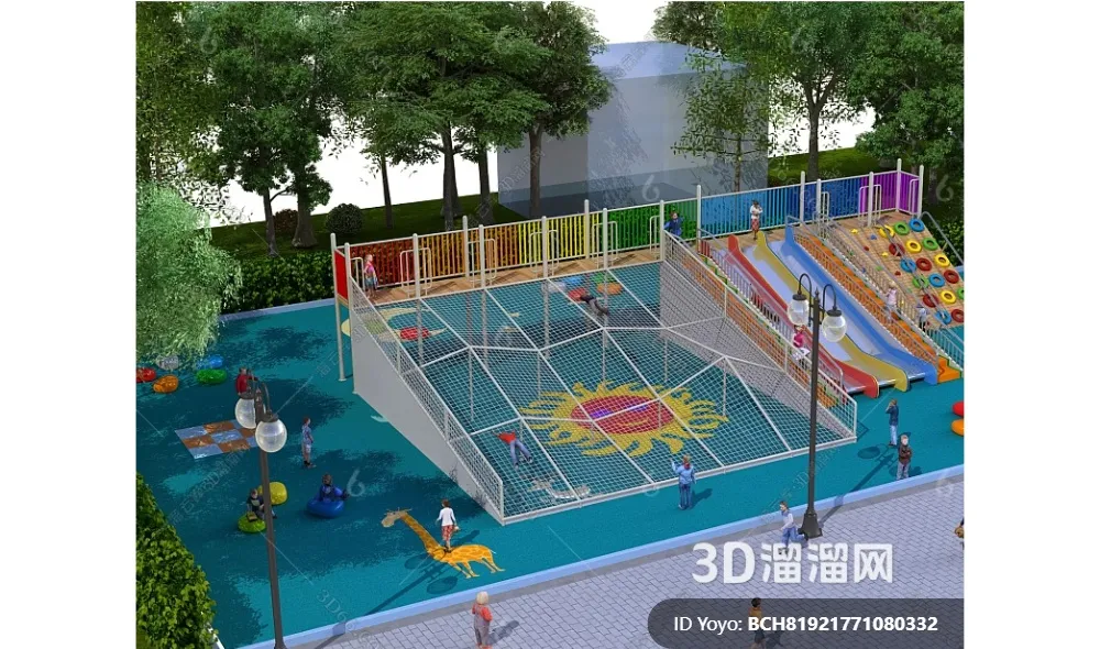 Amusement Park for Kid - 3D Model - 003
